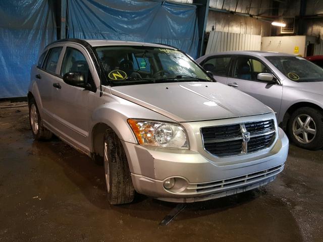 1B3HB48B97D352606 - 2007 DODGE CALIBER SX SILVER photo 1