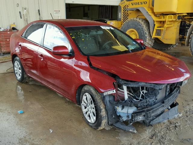 KNAFU4A20B5419782 - 2011 KIA FORTE EX RED photo 1