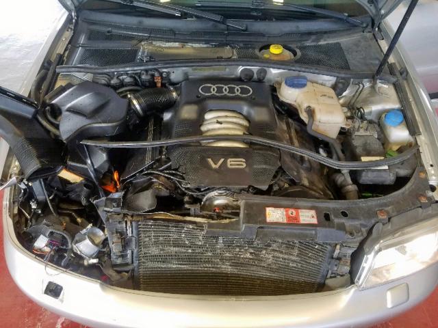 WAUKH68D51A088841 - 2001 AUDI A4 2.8 AVA SILVER photo 7