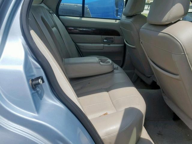 2MEFM75V48X629400 - 2008 MERCURY GRAND MARQ BLUE photo 6