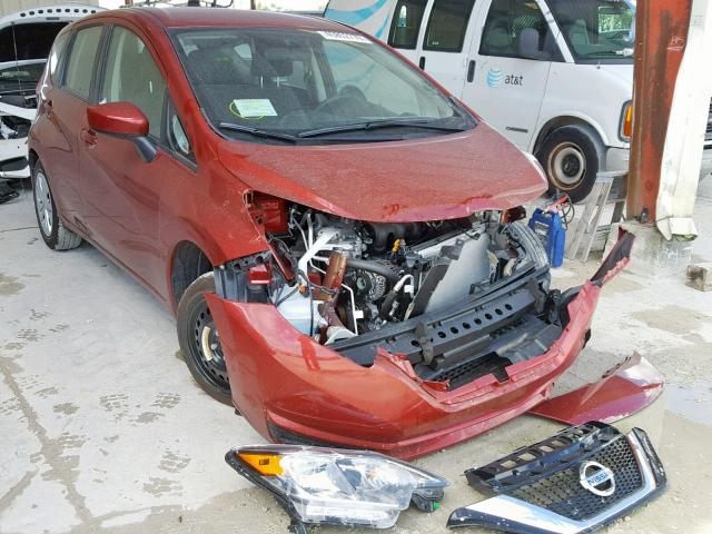 3N1CE2CP5KL365544 - 2019 NISSAN VERSA NOTE RED photo 1