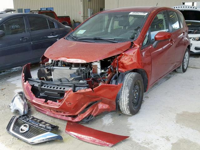 3N1CE2CP5KL365544 - 2019 NISSAN VERSA NOTE RED photo 2