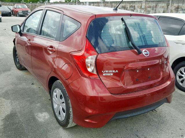 3N1CE2CP5KL365544 - 2019 NISSAN VERSA NOTE RED photo 3