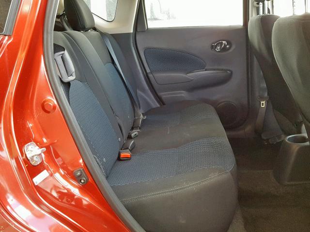 3N1CE2CP5KL365544 - 2019 NISSAN VERSA NOTE RED photo 6