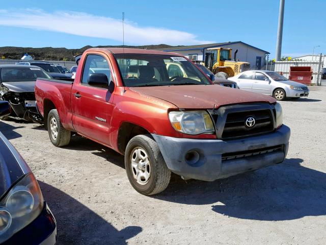 5TENX22N46Z196149 - 2006 TOYOTA TACOMA RED photo 1