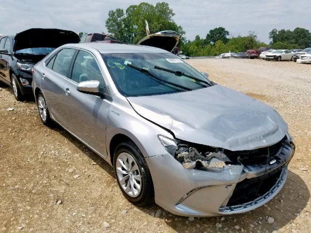 4T1BD1FK4GU185311 - 2016 TOYOTA CAMRY HYBR SILVER photo 1