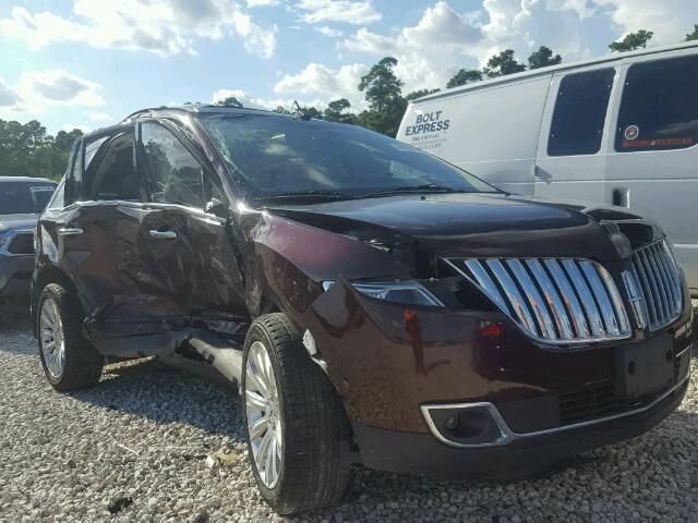 2LMDJ6JK4CBL16442 - 2012 LINCOLN MKX BROWN photo 1