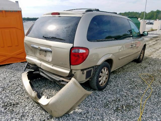 2A4GP54L77R166621 - 2007 CHRYSLER TOWN & COU GOLD photo 4