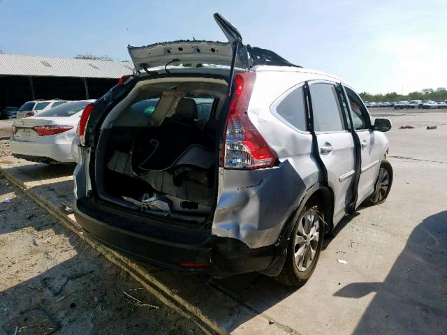 2HKRM3H77EH555245 - 2014 HONDA CR-V EXL SILVER photo 4