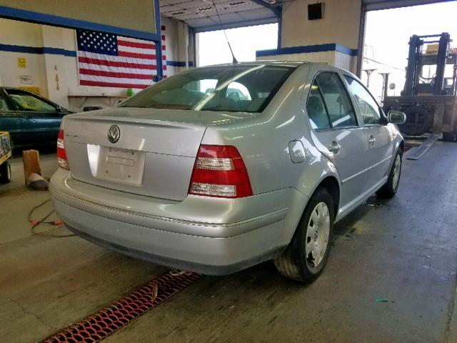 3VWRK69M04M041674 - 2004 VOLKSWAGEN JETTA GL SILVER photo 4