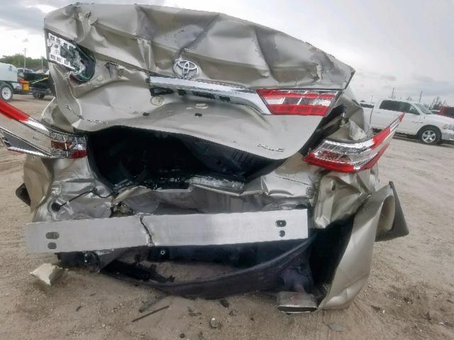 4T1BK1EB4FU140553 - 2015 TOYOTA AVALON XLE TAN photo 9