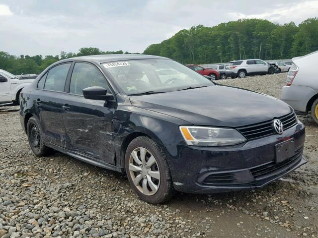 3VW2K7AJXBM393070 - 2011 VOLKSWAGEN JETTA BASE BLACK photo 1
