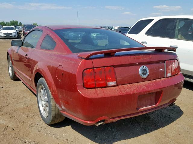 1ZVFT82H565255884 - 2006 FORD MUSTANG GT RED photo 3