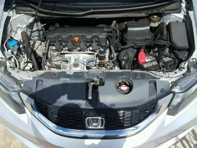 19XFB2F97FE080435 - 2015 HONDA CIVIC EXL SILVER photo 7