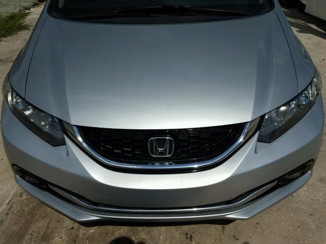 19XFB2F97FE080435 - 2015 HONDA CIVIC EXL SILVER photo 9