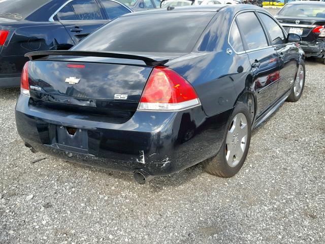 2G1WD57C591273098 - 2009 CHEVROLET IMPALA SS BLACK photo 4