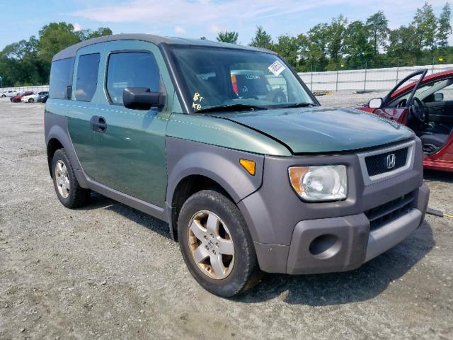 5J6YH28673L050407 - 2003 HONDA ELEMENT EX GREEN photo 1