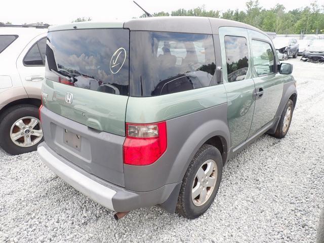 5J6YH28673L050407 - 2003 HONDA ELEMENT EX GREEN photo 4