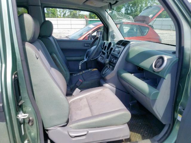 5J6YH28673L050407 - 2003 HONDA ELEMENT EX GREEN photo 5