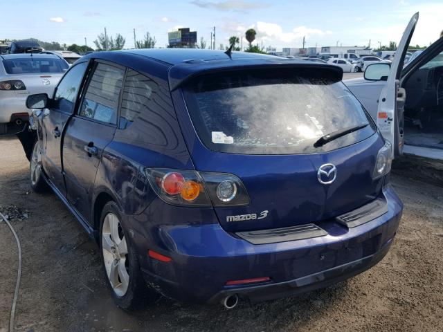 JM1BK343361417947 - 2006 MAZDA 3 HATCHBAC BLUE photo 3