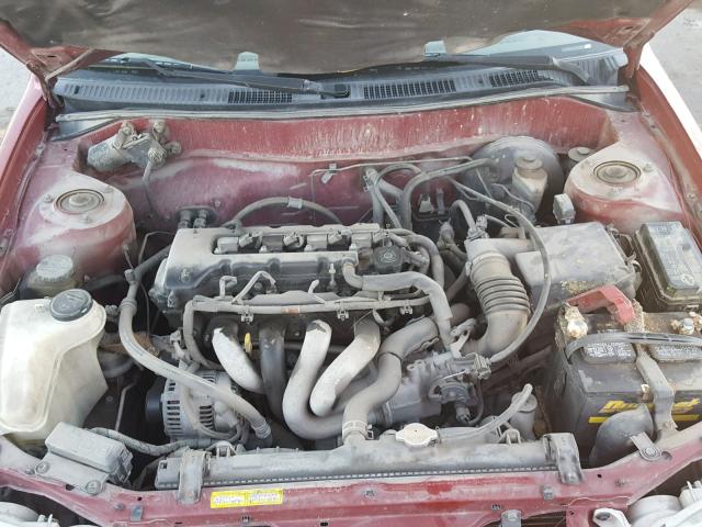 2T1BR12E21C428110 - 2001 TOYOTA COROLLA CE RED photo 7