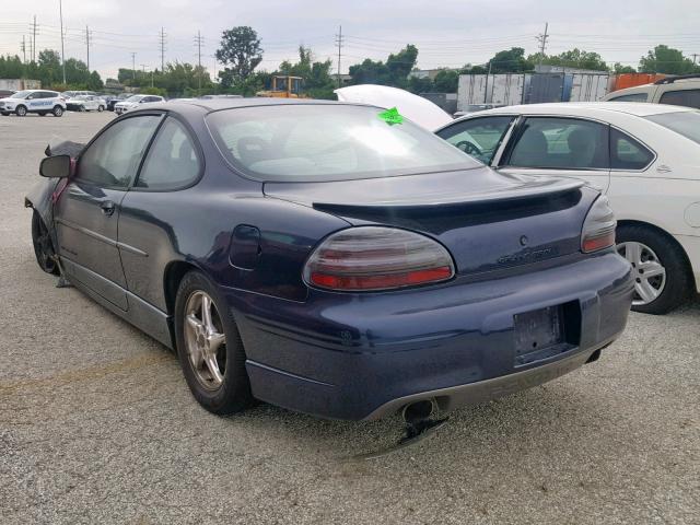 1G2WP12K22F209061 - 2002 PONTIAC GRAND PRIX BLUE photo 3
