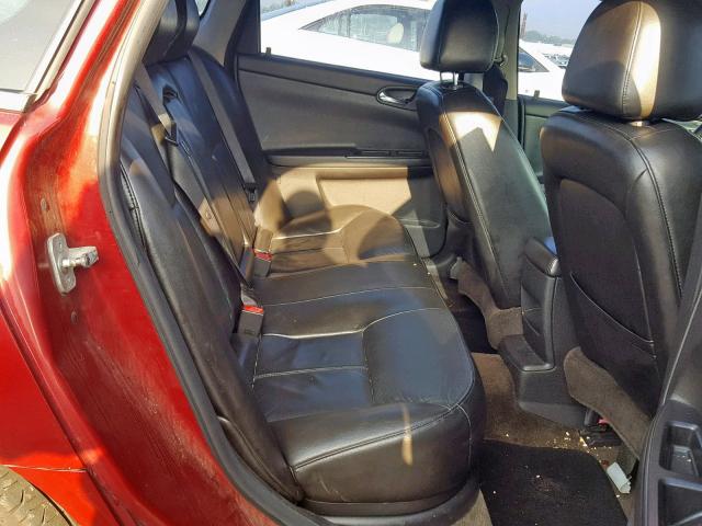 2G1WD58CX79298365 - 2007 CHEVROLET IMPALA SUP ბურგუნდია ფოტო 6