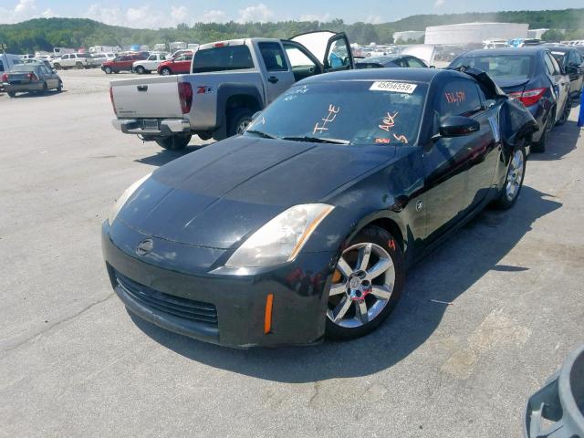 JN1AZ34E75M654191 - 2005 NISSAN 350Z COUPE BLACK photo 2