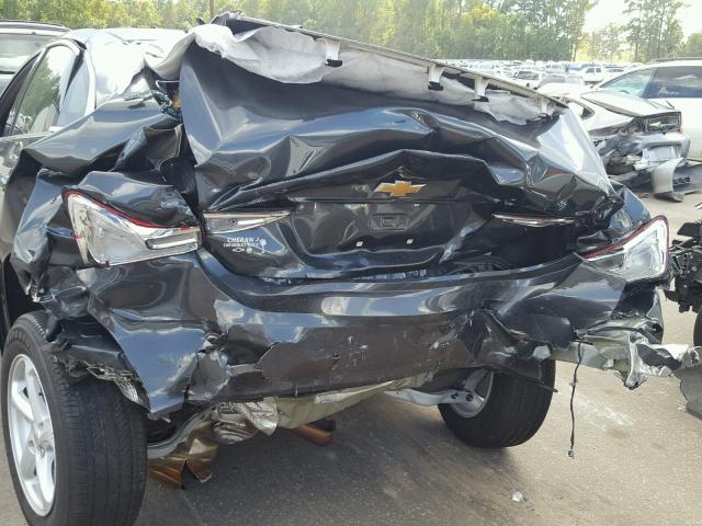 1G1ZB5ST9JF157670 - 2018 CHEVROLET MALIBU LS ნაცრისფერი ფოტო 9