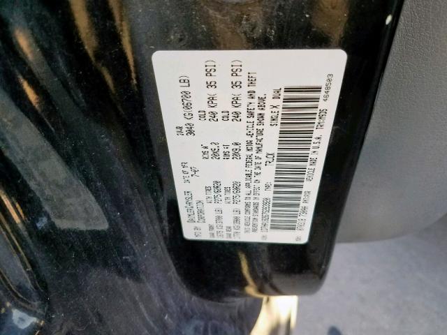 1D7HA18267S263920 - 2007 DODGE RAM 1500 S BLACK photo 10