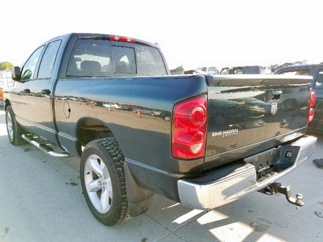 1D7HA18267S263920 - 2007 DODGE RAM 1500 S BLACK photo 3