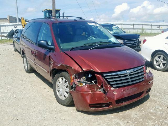 2A4GP54L37R273617 - 2007 CHRYSLER TOWN & COU RED photo 1