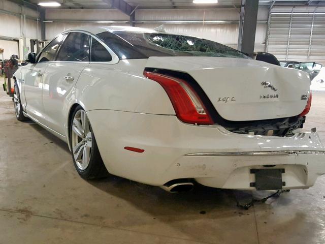 SAJWJ2GDXD8V44090 - 2013 JAGUAR XJL PORTFO WHITE photo 3