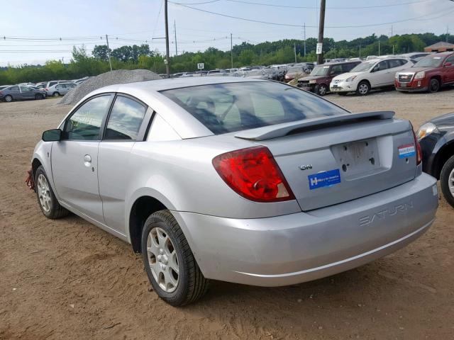 1G8AN12F54Z197580 - 2004 SATURN ION LEVEL SILVER photo 3