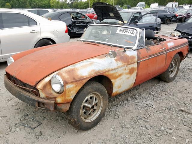 GHN5UJ453244G - 1979 MGB ROADSTER ORANGE photo 2