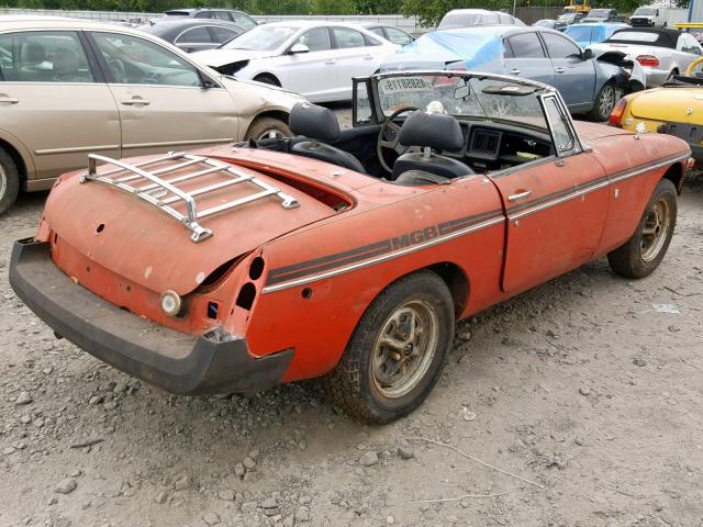 GHN5UJ453244G - 1979 MGB ROADSTER ORANGE photo 4