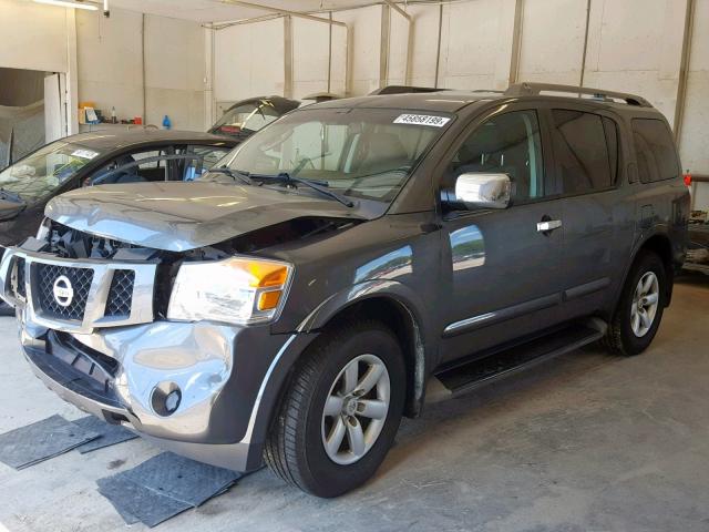 5N1BA0NDXAN600719 - 2010 NISSAN ARMADA SE GRAY photo 2