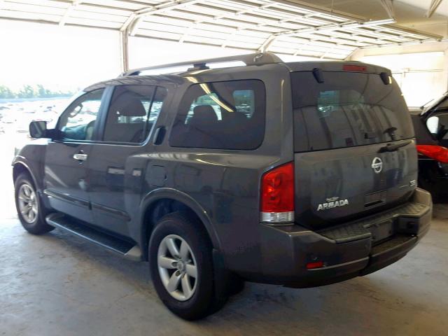 5N1BA0NDXAN600719 - 2010 NISSAN ARMADA SE GRAY photo 3