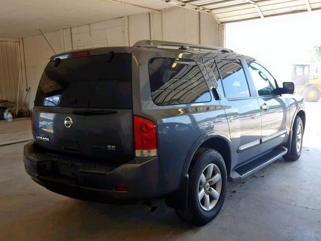 5N1BA0NDXAN600719 - 2010 NISSAN ARMADA SE GRAY photo 4