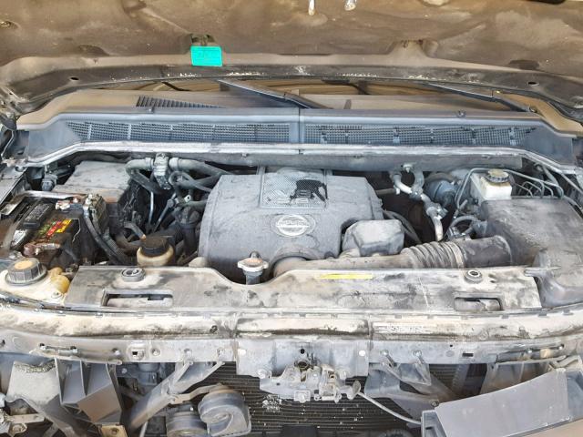 5N1BA0NDXAN600719 - 2010 NISSAN ARMADA SE GRAY photo 7