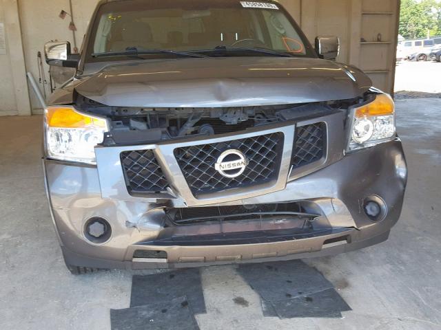 5N1BA0NDXAN600719 - 2010 NISSAN ARMADA SE GRAY photo 9