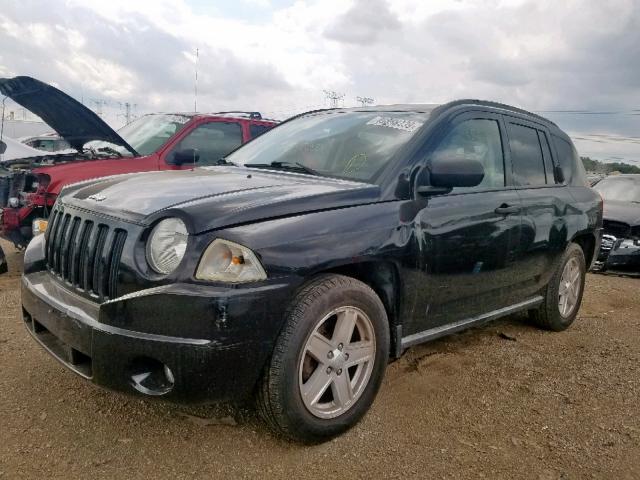 1J8FF47W67D385666 - 2007 JEEP COMPASS BLACK photo 2