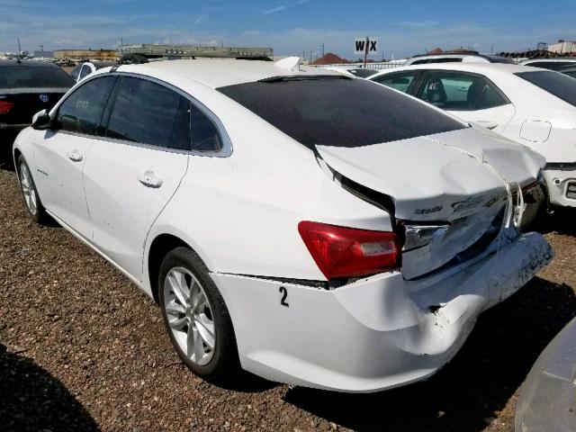 1G1ZJ5SU0HF145378 - 2017 CHEVROLET MALIBU HYB WHITE photo 3