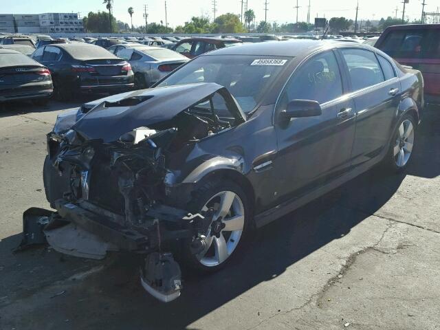 6G2EC57Y68L126516 - 2008 PONTIAC G8 GT CHARCOAL photo 2