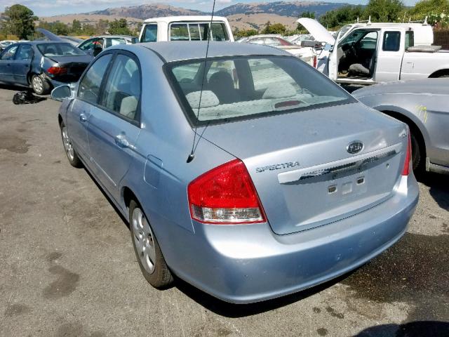 KNAFE122975417904 - 2007 KIA SPECTRA EX SILVER photo 3