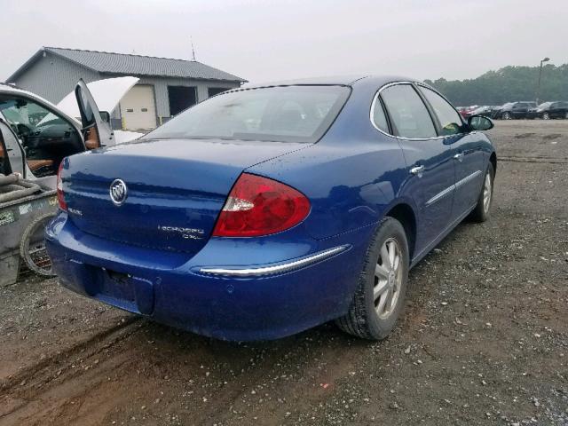 2G4WD562051320141 - 2005 BUICK LACROSSE C BLUE photo 4