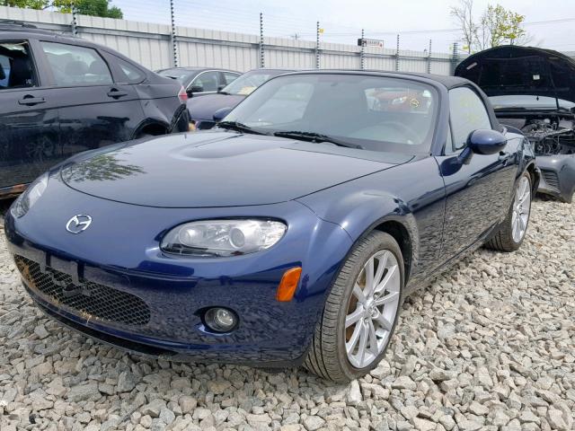 JM1NC25F970126857 - 2007 MAZDA MX-5 MIATA BLUE photo 2