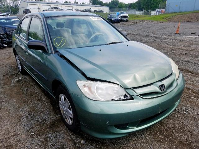 2HGES16334H634607 - 2004 HONDA CIVIC DX V GREEN photo 1