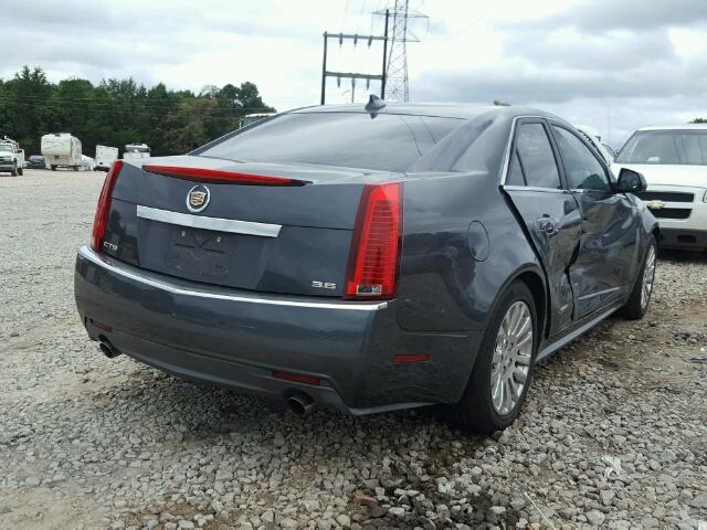 1G6DP5EV1A0102605 - 2010 CADILLAC CTS PREMIU BLUE photo 4