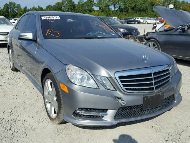 WDDHF5KB8DA742228 - 2013 MERCEDES-BENZ E 350 GRAY photo 1